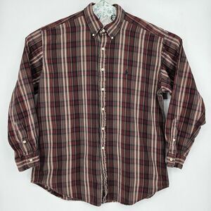 Ralph Lauren Blaire Shirt Mens Extra Large Button Down Striped Long Sleeve